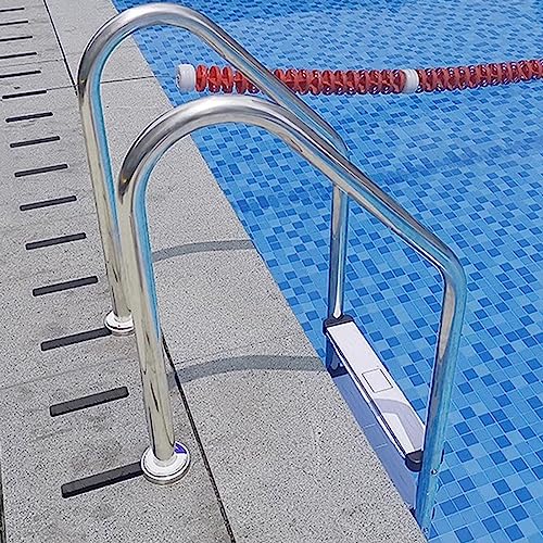 Escalera para piscina de acero inoxidable 2 peldaños miniatura 2