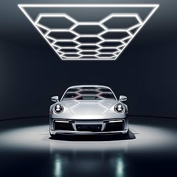 156W 六角形 LEDライト ガレージ用 Amazon.co.jp : LEDガレージライト 六角形ハニカムライト 430W