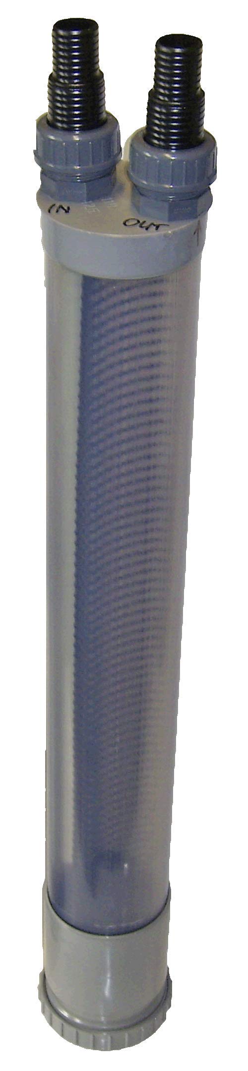 prefiltro piedra separador para aspirador limpiador de estanque Estanque barro (dn125 – 117 cm, transparente)