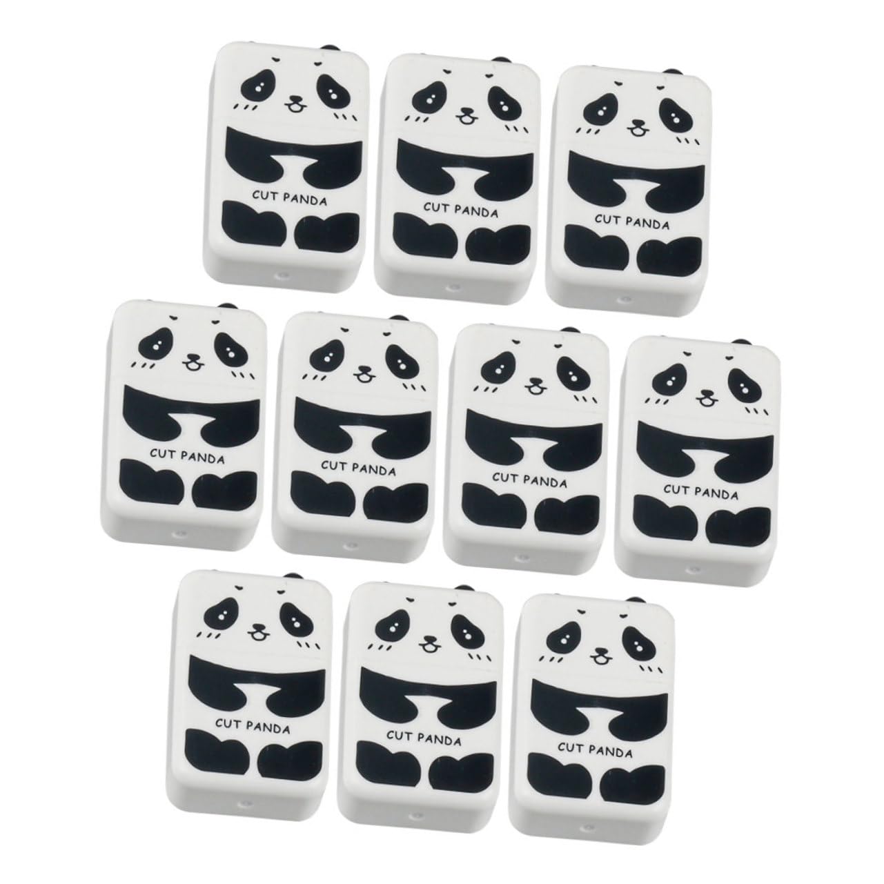 HOMSFOU 4 Sätze Panda Radiergummis Kreative Radierer Für Künstler Niedliche Bleistift Radiergummis Für Schule Und Büro Geschenkidee Für Freunde 10 Stück * 4