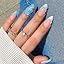 Medium Almond Blue French