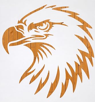 Eagle Stencil Template Bold Reusable Bird Stencil for Patriotic Designs, Painting, Crafts and DIY Projects 3 Pcs Set