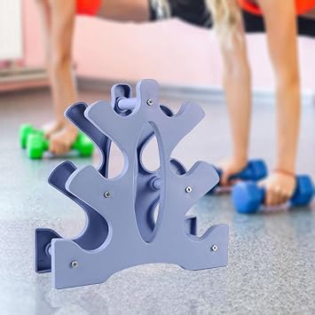 5 Tier Rack for Dumbbells, Light Blue