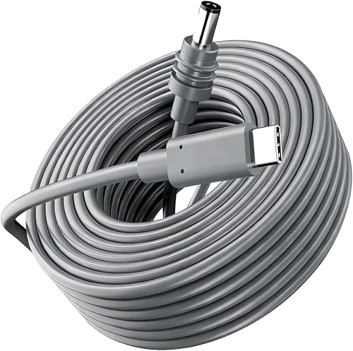 NovaKits Starlink Mini USB-C to DC Power Cable 49.2ft, 18AWG Waterproof PD 100W 