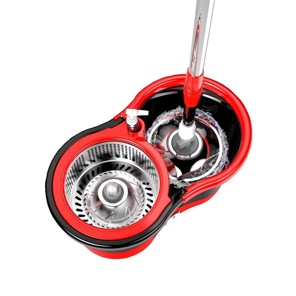 Cabezal Giratorio 360, Cabezal Giratorio de Microfibra para fregona de Suelo para ama de Llaves, fregona para Limpieza de Suelos del hogar Vision