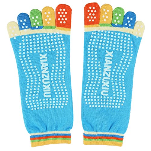 Okayji Yoga Socks Sticky Feet Toe, Stay Firmly, Practice Safely, Keep
