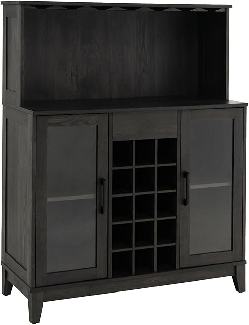 Dining Living Room Buffet Cupboard (Black)