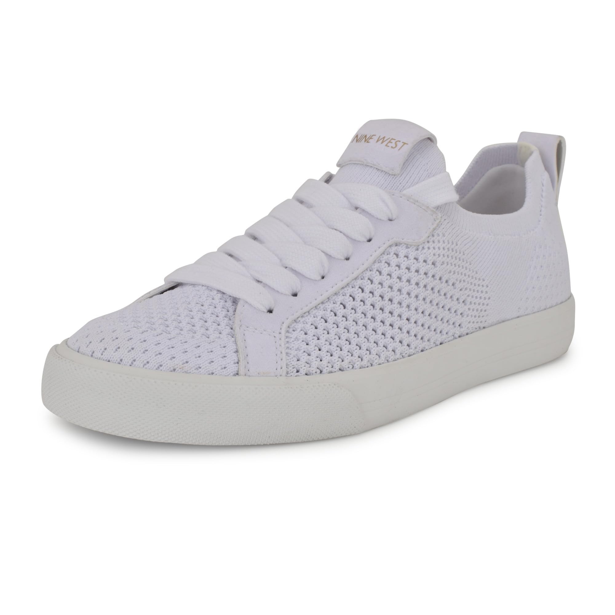 Basket Looki Nine West pour femme en cuir noir confortable