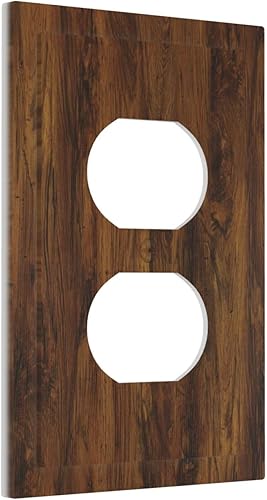 Miniatura 120 de Cubierta de interruptor de luz de palanca doble de 2 cuadras, color rosa, hongos, flores, placa de pared, placa frontal eléctrica, retro, años 70,