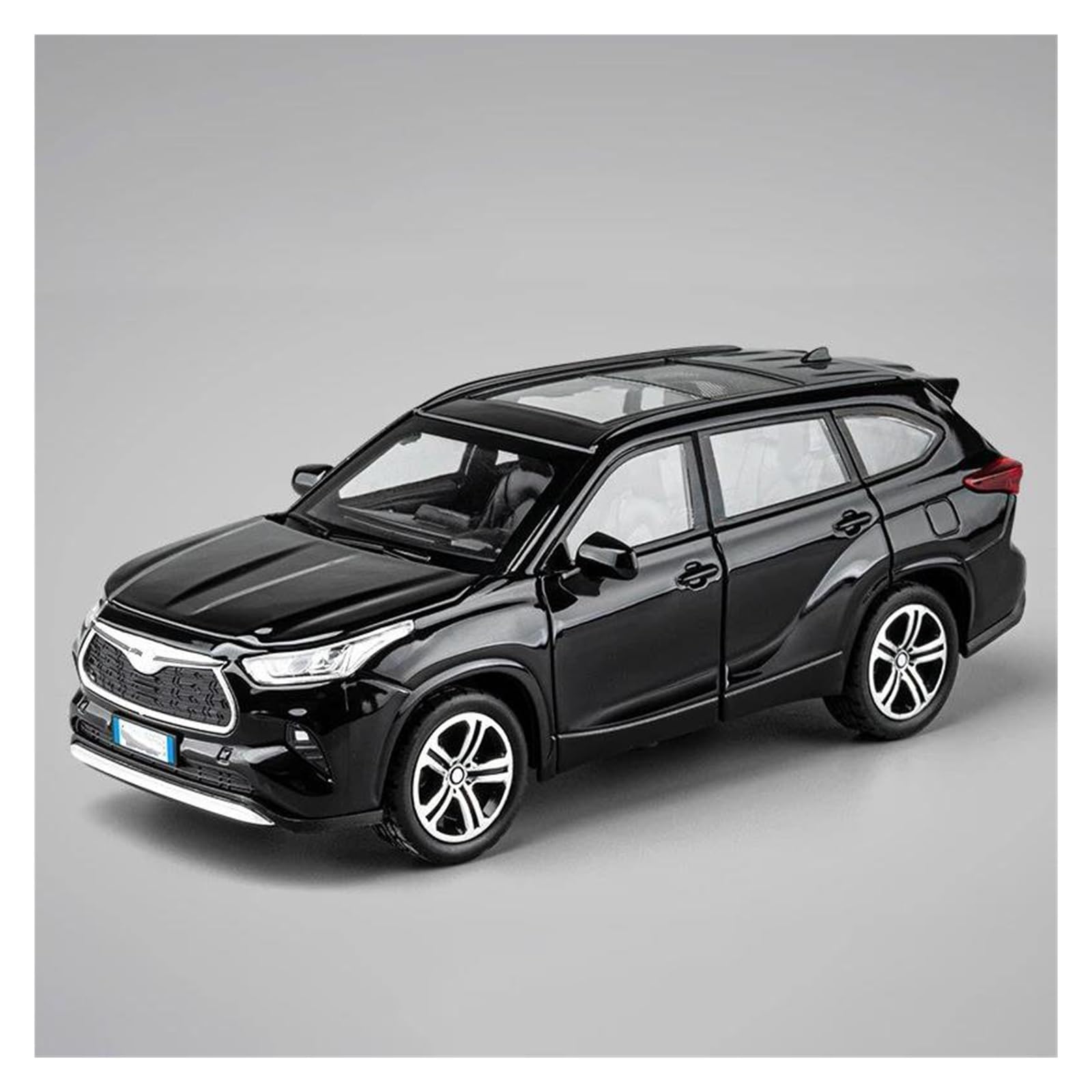 Btwodian Scale Model Car For Toyota For Highlander 2023 Diecast Model Car