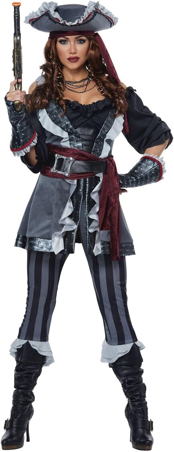 California Costumes womens Captain Blackheart Adult Woman Costume
