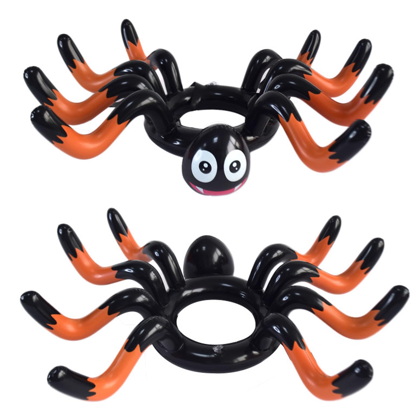EDLMKM Halloween Ring Toss Game Props Inflatable Spider Hat - Image 2