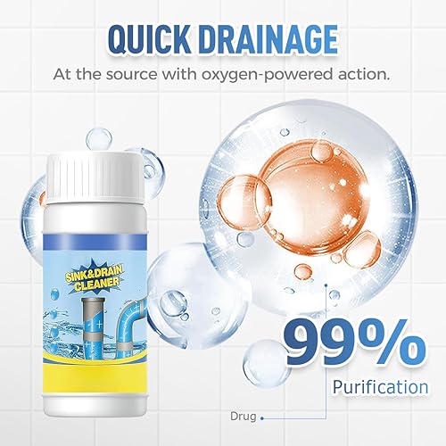 Miniatura 7 de Limpiador de desagües de fregadero, limpiador de fregaderos y desagües, limpiador multifuncional para fregaderos y desagües, limpiador de polvo,