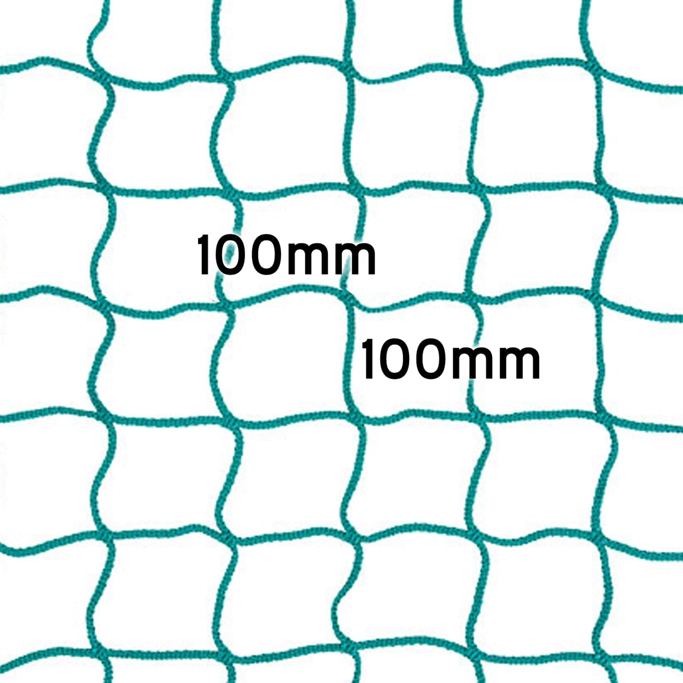 Kerbl Siatka oszczędzająca pokarm (siatka na bele siana, rozmiar 2,8 x 2,8 m, wielkość oczek 100 x 100 mm, siatka na siano do karmy, kolor zielony) 291263