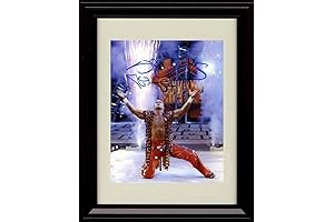 Shawn Michaels Autograph Replica Print - On Knee - Framed Print