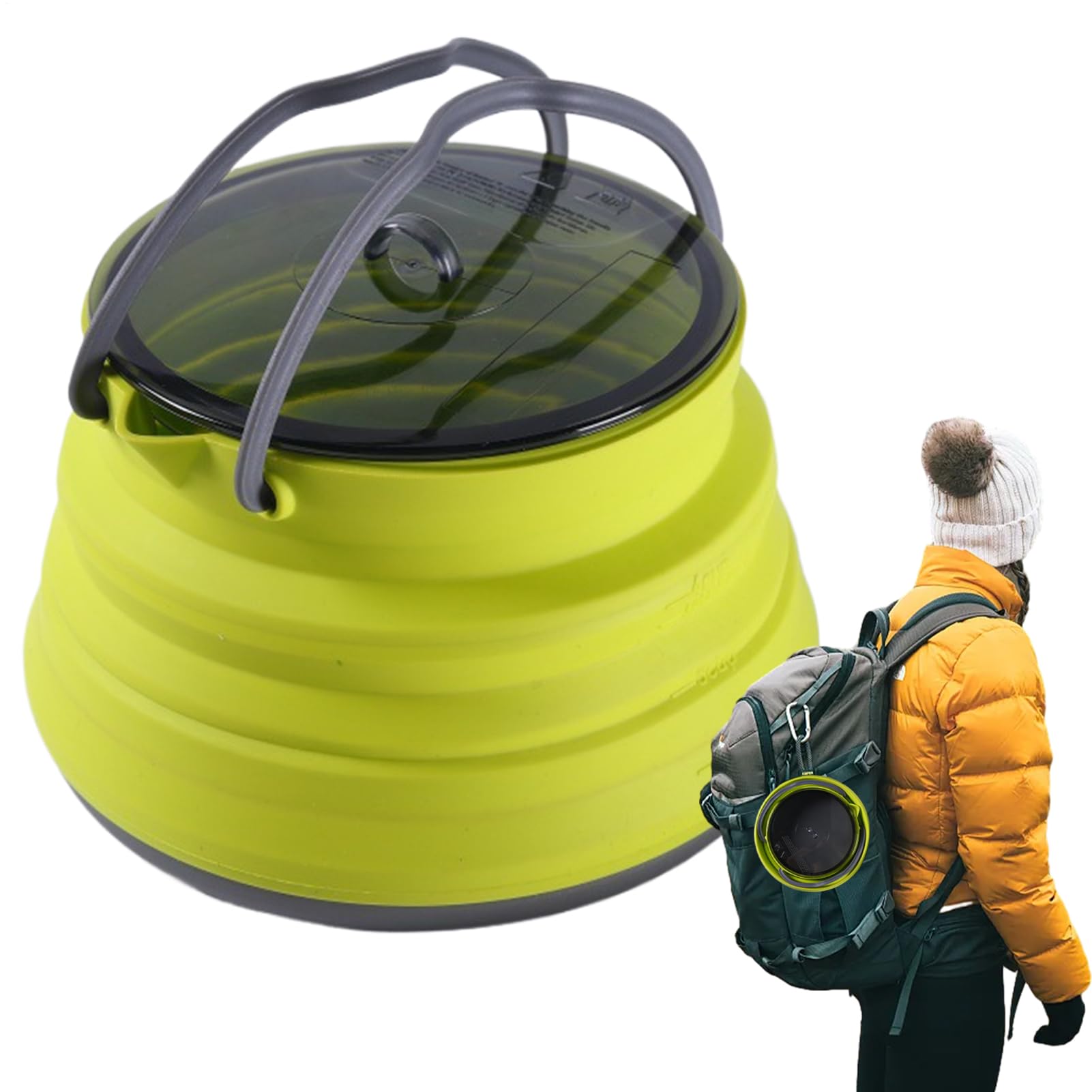 Bouilloire café pliable 1,5L pour optimiser votre sac à dos