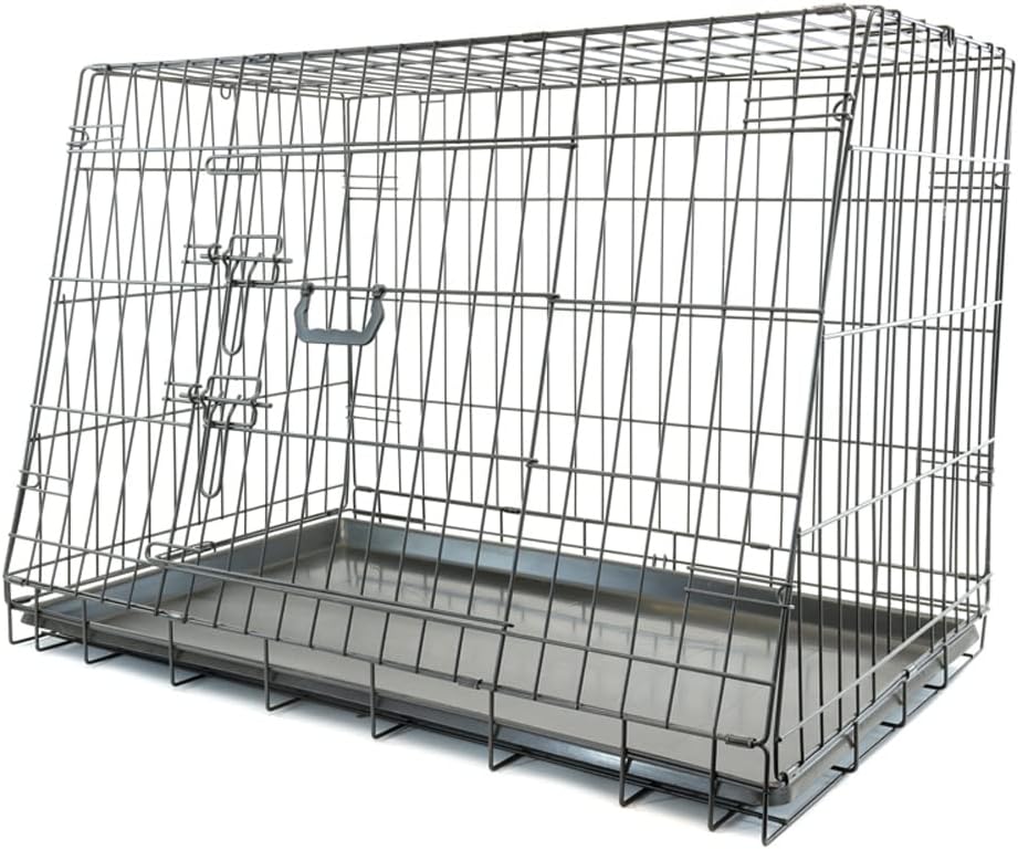Streetwize 30" Delux Slanted Dog Crate Car Boot Dog Cage Amazon