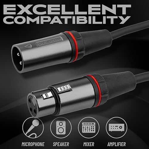 Miniatura 4 de Por Gator Cases Headliner Series Premium Cable de micrófono XLR de 6 pies (GCWH-XLR-06)