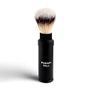 Forest Hill Detachable Premium Travel Shaving Brush For Men, Super Soft Bristles & Aluminium Handle, Compact & Easy Grip, Ideal For Home, Outdoor & Professional Salon (Black) gallery image