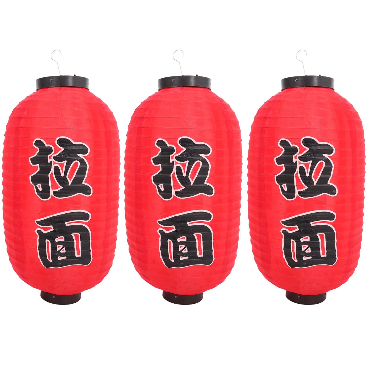 Linternas japonesas decoracion exterior para bar solucion lluvia nylon 3uds