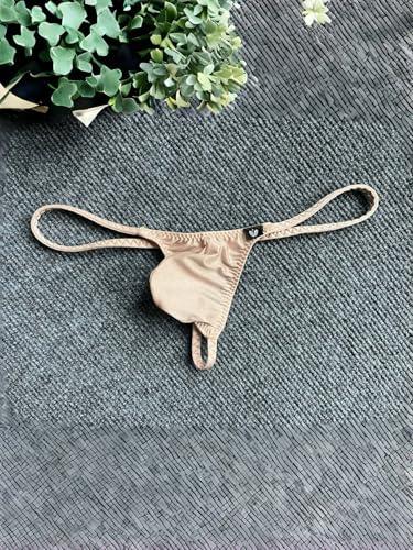 Lustrous Men's G-String Ultra-Slim Straps Thong V-Shaped Seam Sexy Pouch Blue4