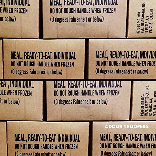 DOOR TROOPERS Long Term Foods Survival MRE (Meals Ready to Eat) Box A