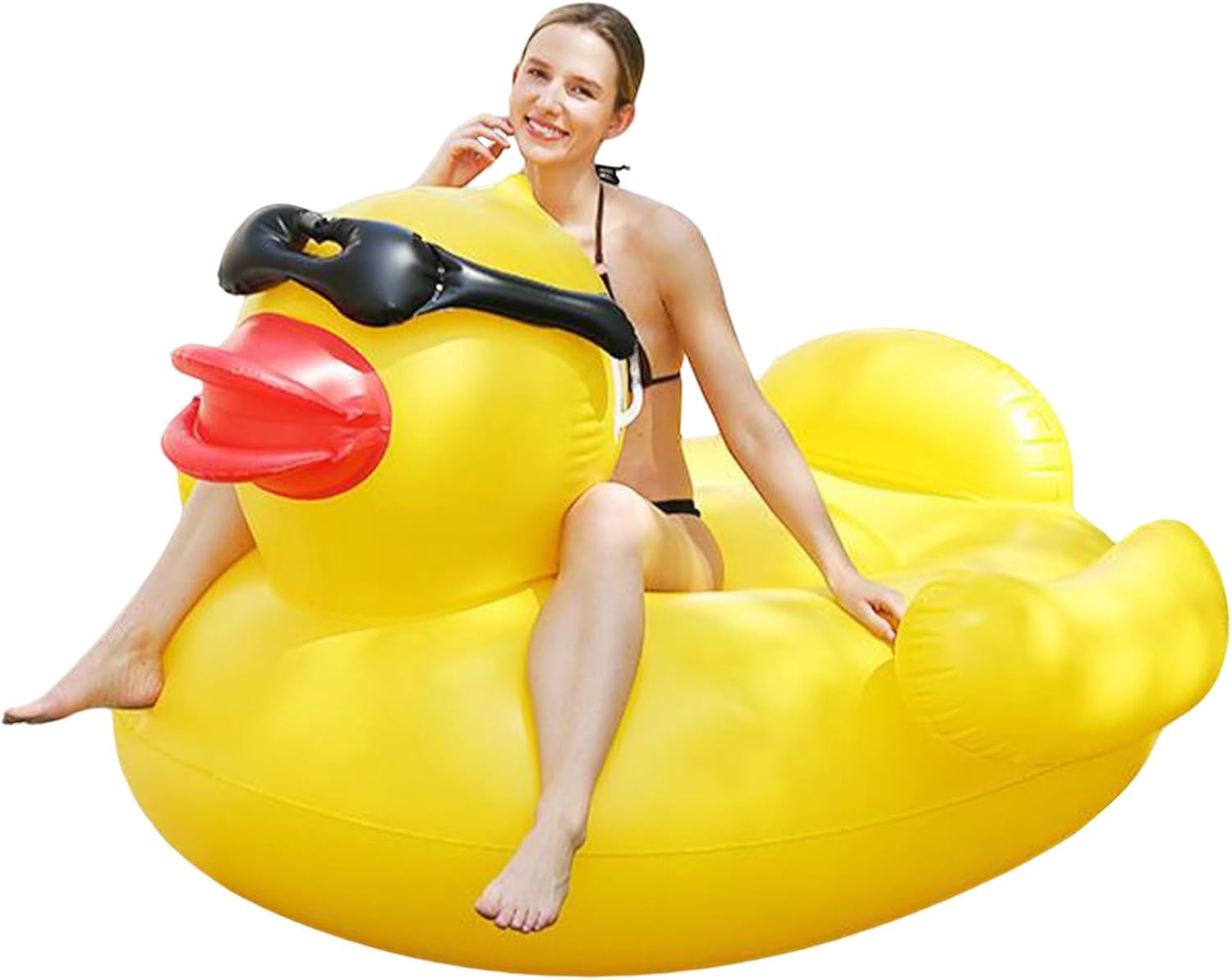 インフレータブルアヒル - インフレータブルプールおもちゃ|ダックプールフロート| 71 "大人、子供、夏のパーティーのため