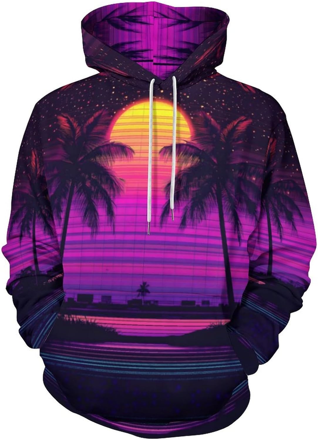 Hoodies for Men Women Novelty 3D Graphic Pullover Sweatshirt Hoodie Cool Funny Galaxy Hoody with Pocket S-6XL