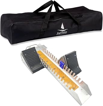 Starting Block Track Field with Carry Bag Multi-Function Track Starting Blocks for Sprinting 6 Angle Adjustable Aluminum Running Blocks Suitable for Athletics Plastic Runway Cinder Track