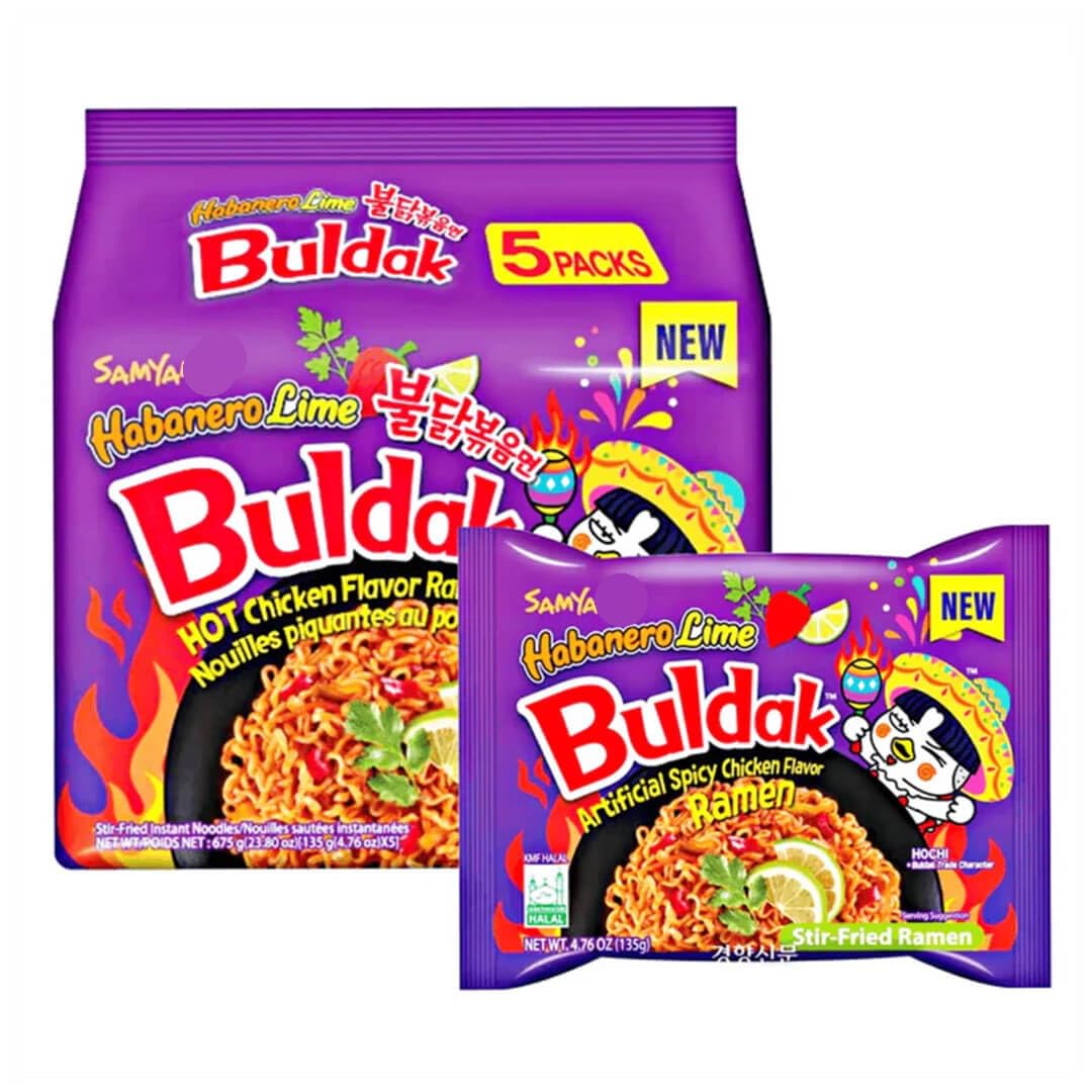 YIJIA | Pack 5 Paquetes mezclados B Ramen Coreano instantáneo Shin Ramyun, de Kimchi, de Chapagetti, Carbonara y de Queso — view 12