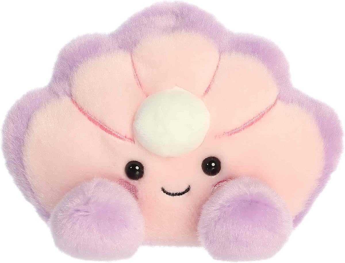 Aurora Palm Pals 5.5" Odette Oyster Adorable Plush | Bean-filled understuffed bodies with collectible personalities