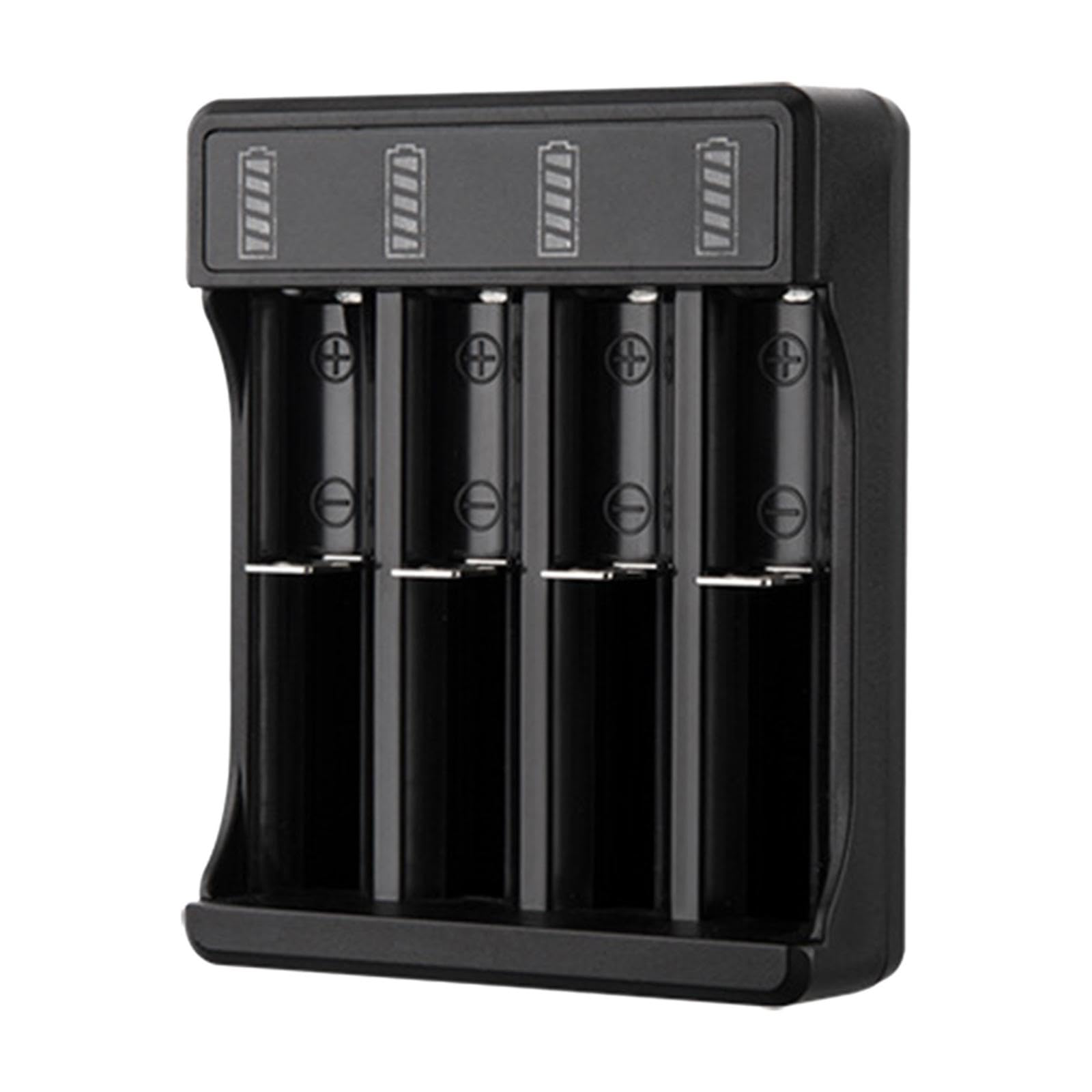 ELBME® USB Battery Charger with Led Indicator for 3.7V/4.2V Lithium 18650 14500 4 Slot | Multipurpose Batteries & Power | Battery Chargers | Consumerelectronics-picture-27