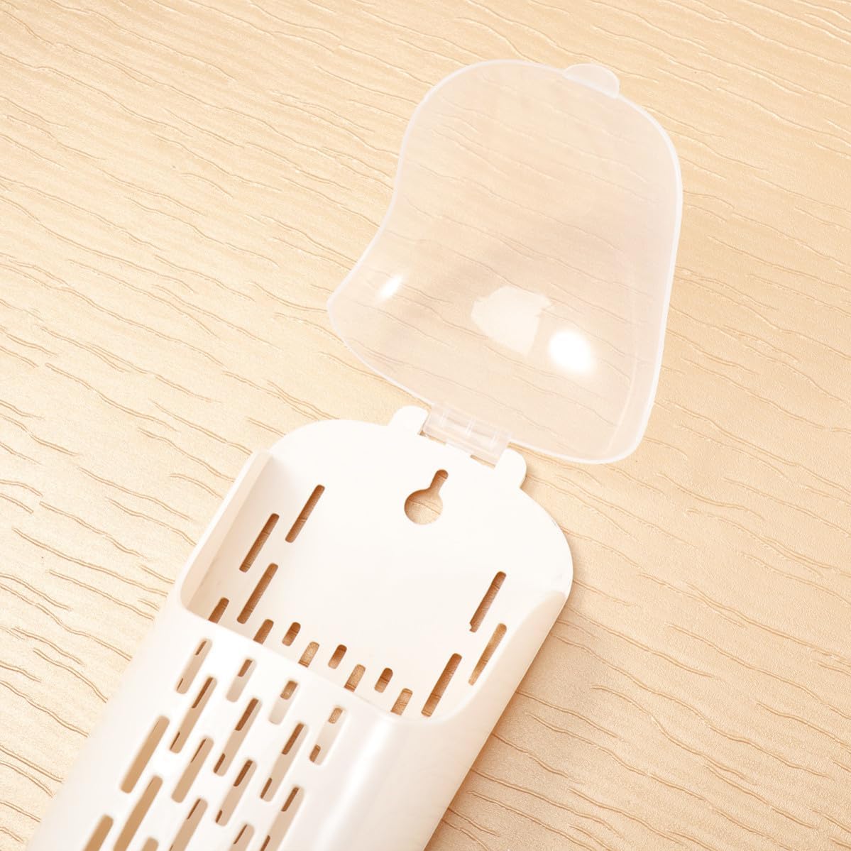Chopsticks Holder for Kitchen Wall Mounted with Drain Holes Plastic