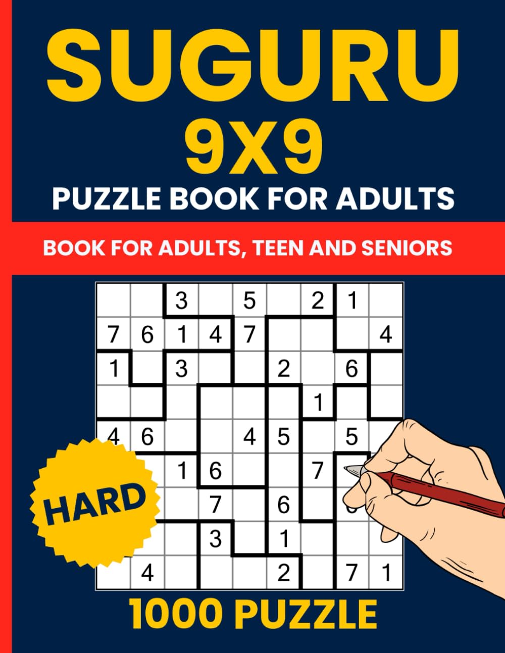 Extreme Suguru Puzzle Book for Adults - 1000 Hard 9x9 Number Block Puzzles (Tectonic / Cell Blocks): Challenging 9x9 Logic Grid Puzzles for Brain ... (Number Blocks) for Adults & Puzzle Masters