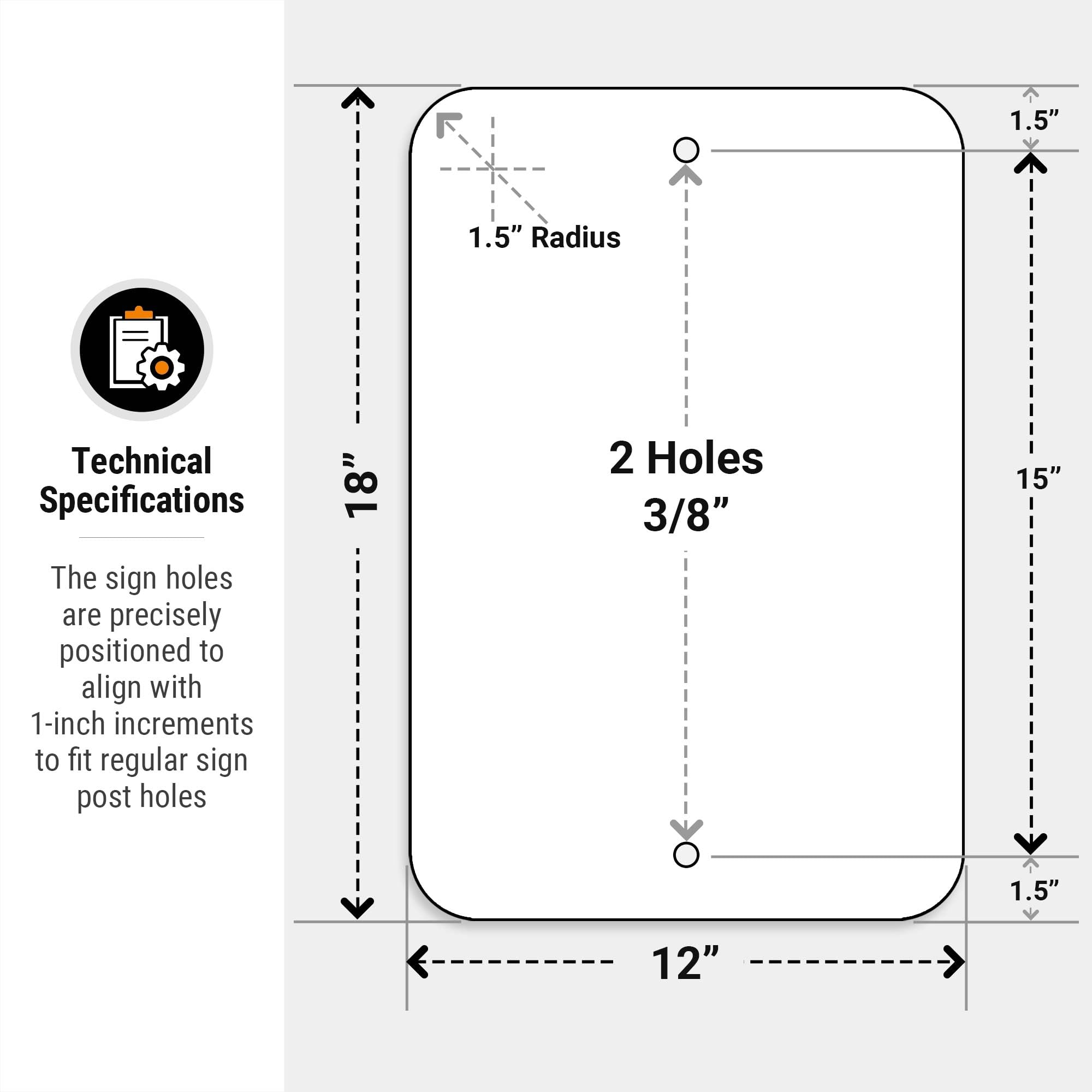 No señal de aparcamiento Fire Lane, Federal 12 "x18" 3 m ingeniero grado reflectante prismático aluminio, para uso interior o exterior – por Sigo signos