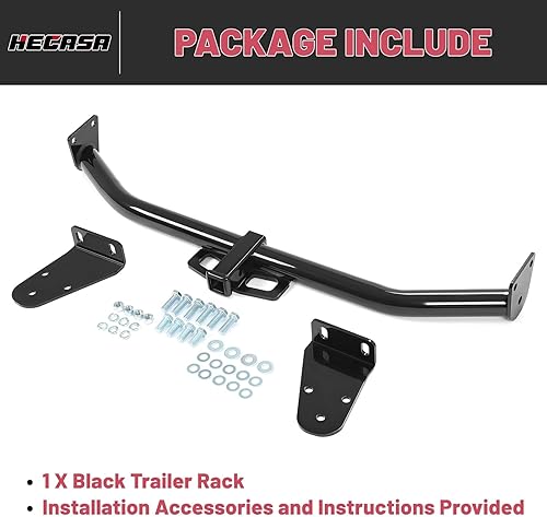 Miniatura 6 de HECASA Enganche de remolque clase 1 compatible con Toyota Corolla 2003-2019 remolque enganche de remolque receptor de 1-1/4 pulgadas