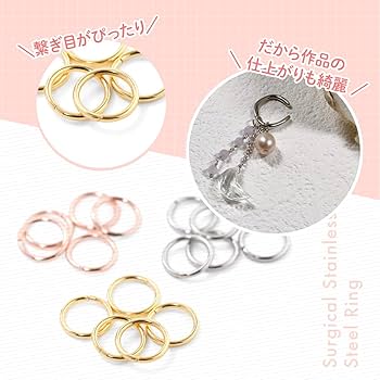 Amazon.co.jp: 【サージカルステンレス 316】 丸カン シルバー