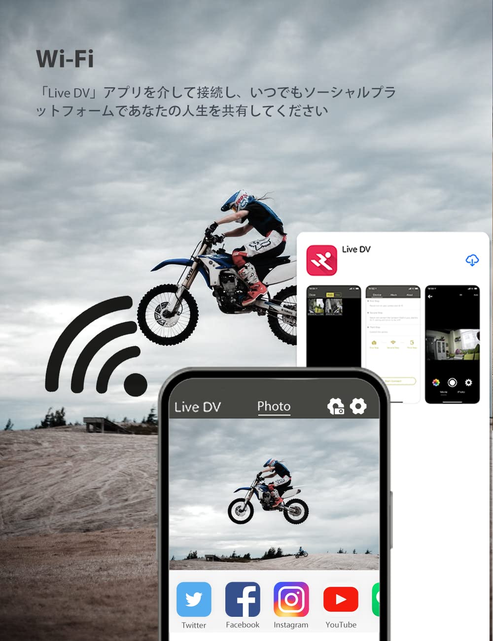 Amazon.co.jp: LeadEdge Action Camera, 20 Megapixels, 4K/30FPS 