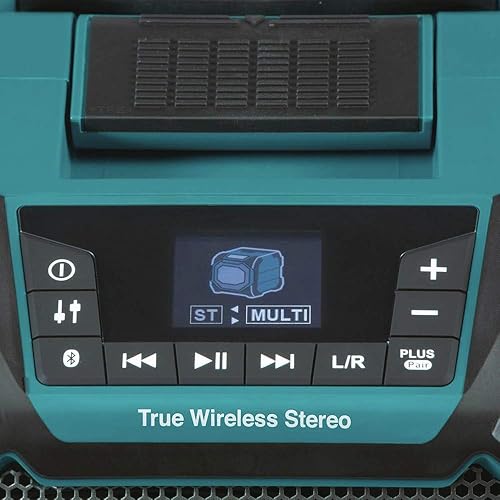 Miniatura 4 de Makita XRM11 18V LXT® / 12V max CXT® Altavoz inalámbrico Bluetooth® de iones de litio para sitio de trabajo, solo herramienta