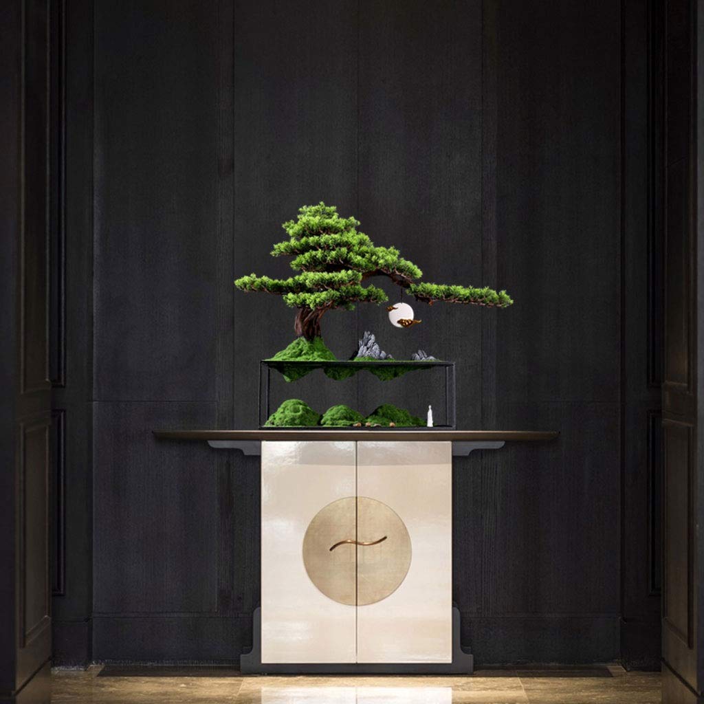 Sztuczne Bonsai Yingbin Yingbin Duża sosna Bonsai Symulacja Drzewo Ogród Ogród Na Zewnątrz Dekoracja Domu Fałszywa Roślina Roślina Symulacja Drzewa Wysokość 16,9