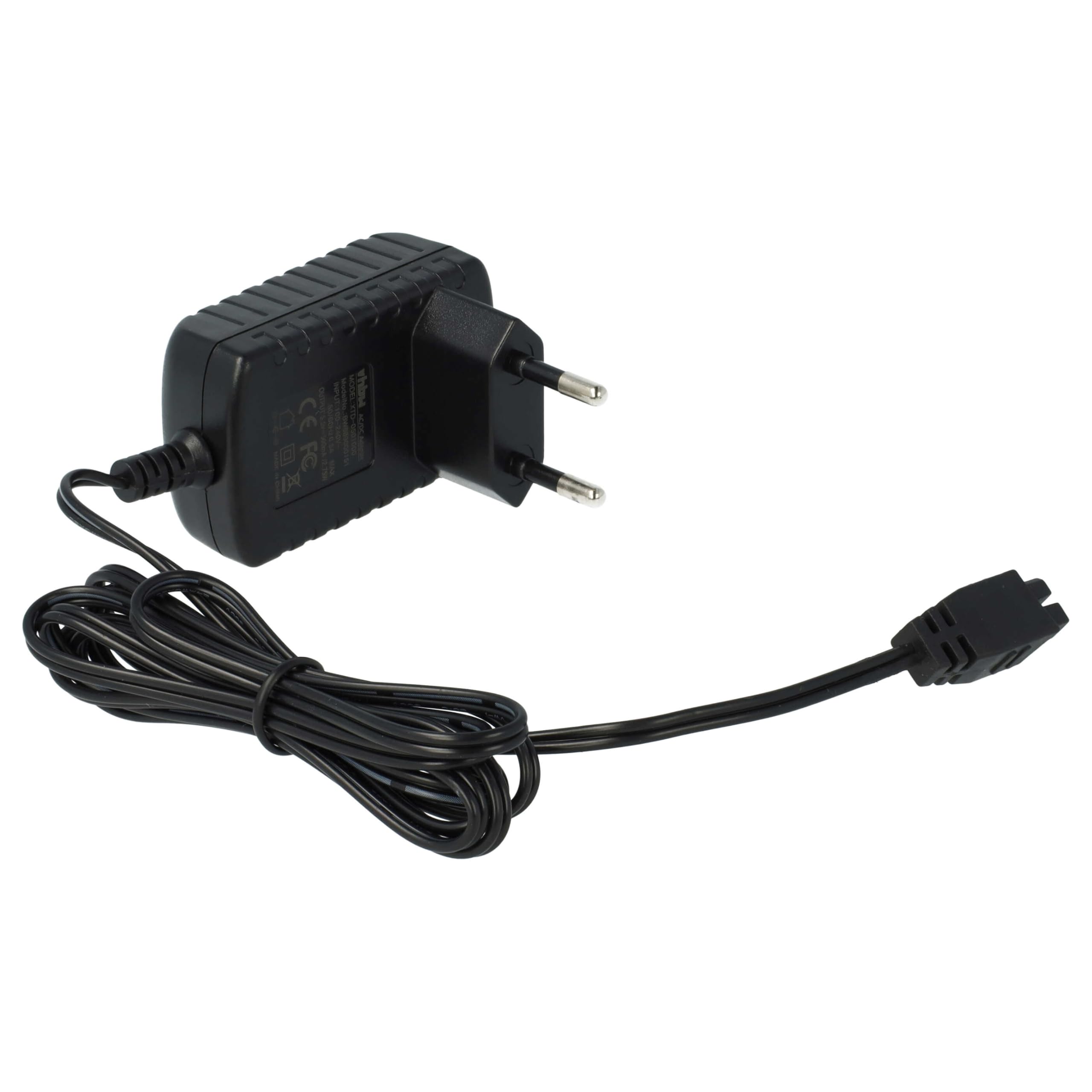 vhbw Bloc d'alimentation/Chargeur Compatible avec Gardena AccuCut Li 9850 | 9851, 9852 batterie de taille-haie, cisaille à gazon - câble de 150 cm