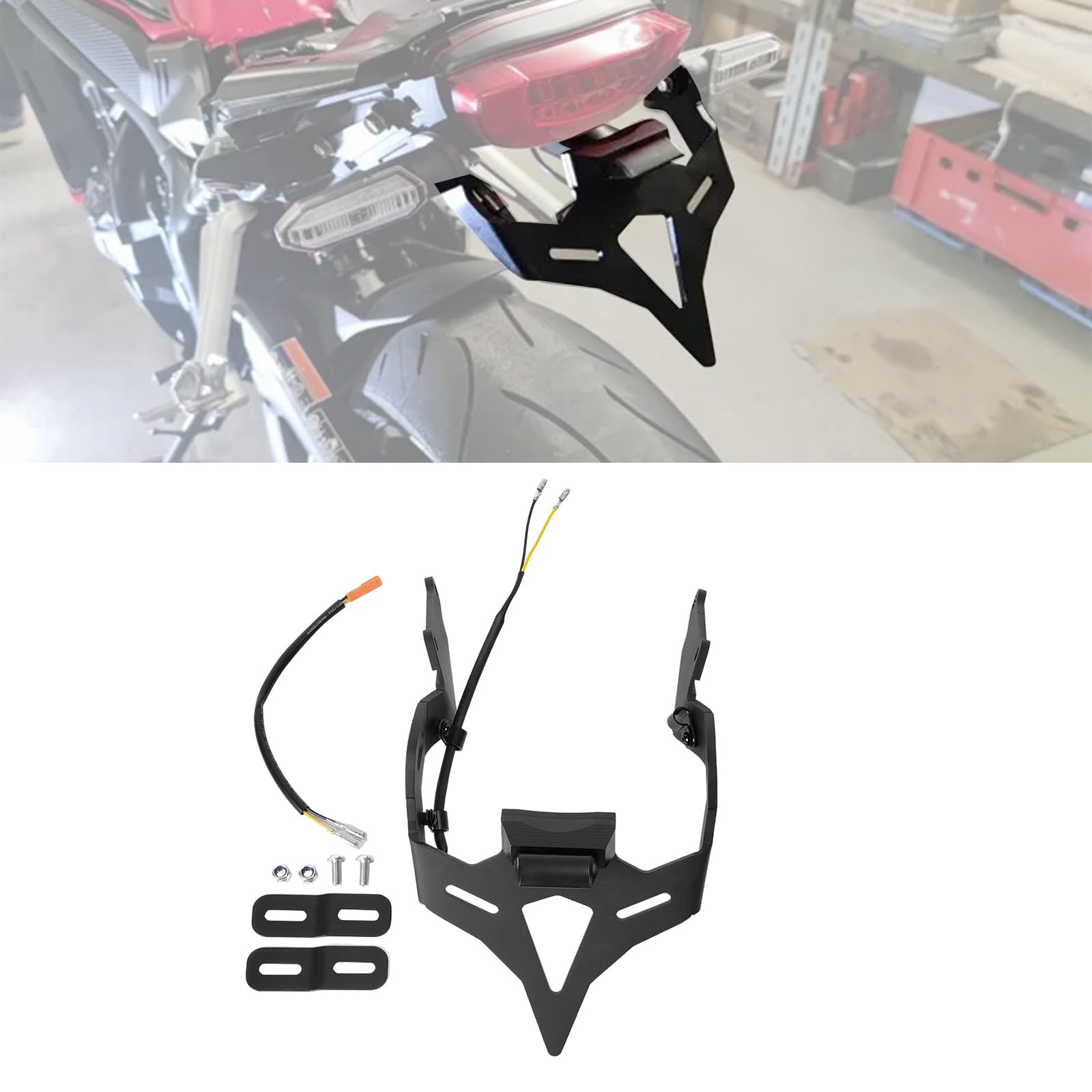Portatarga per moto Tail Tidy compatibile con Honda CBR650R / CB650R CBR 650R / CB 650R 2021-2025