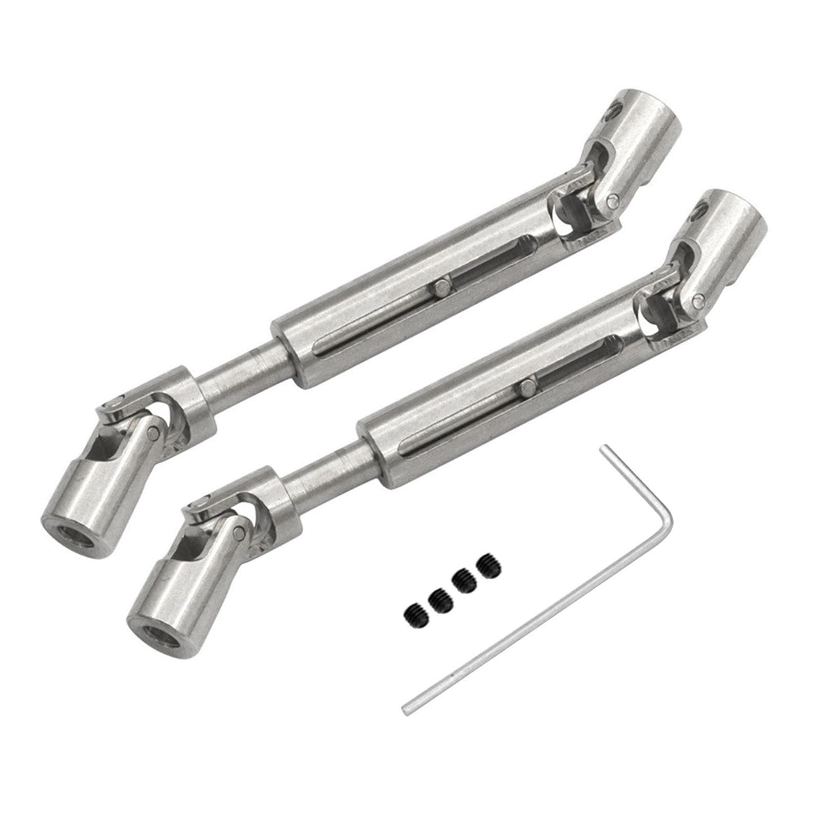 2 Pieces RC Car Drive Shaft Accessories for MN82 MN78 LC79 1:12 Scale Silver | Other Parts & Accs Model Vehicle Radio Control Line-picture-31