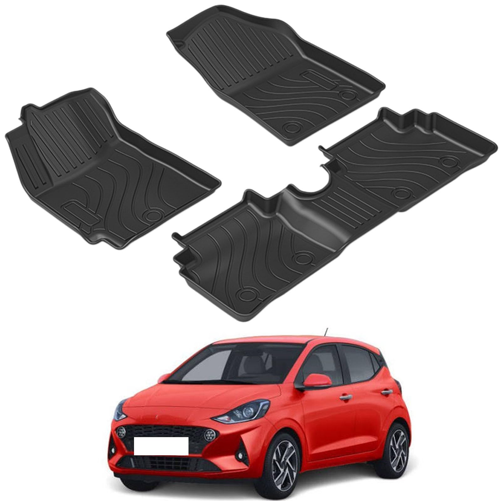 PAPEP Floor Mats for Hyundai i10 2023 RHD