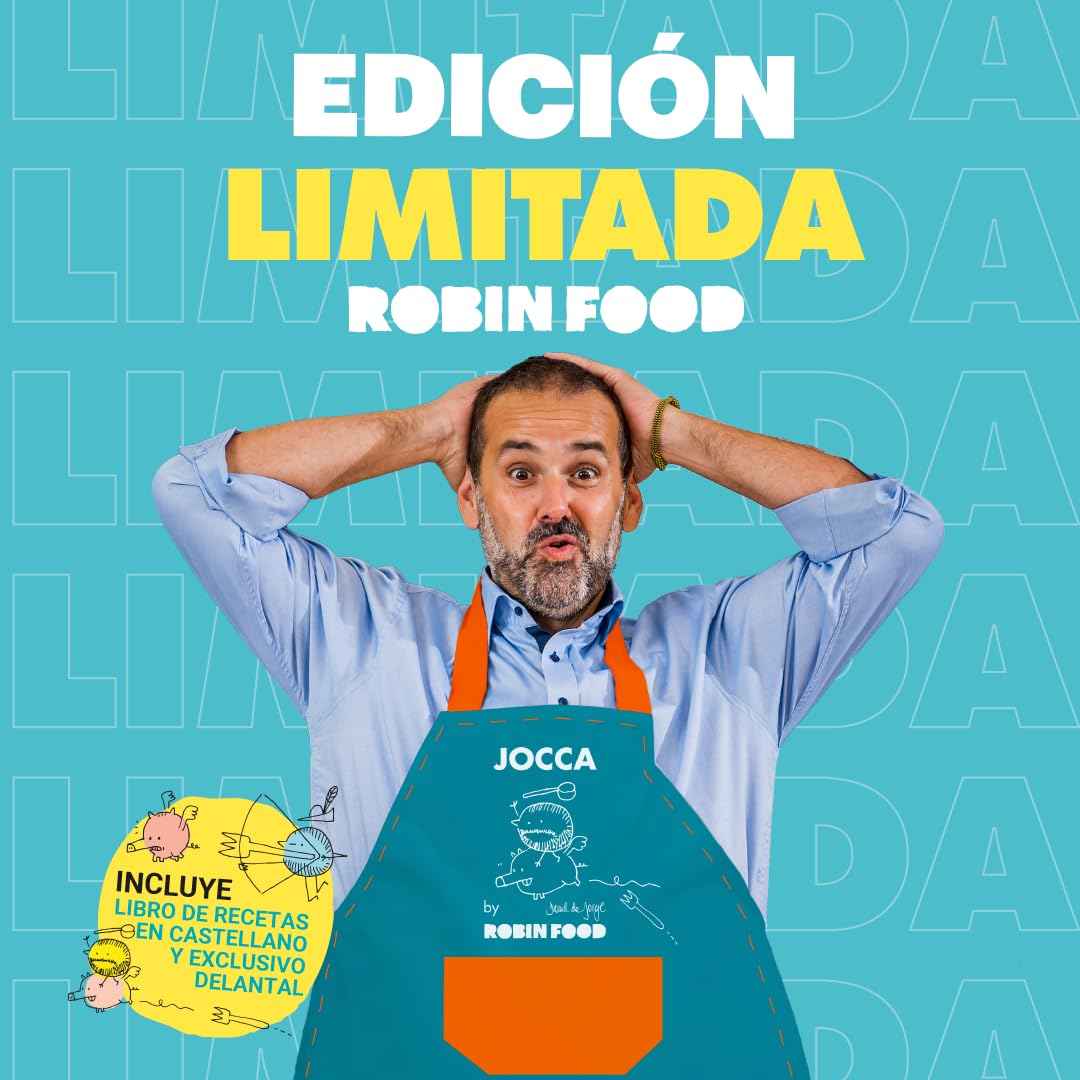 JOCCA - Freidora de Aire Caliente 7,4L con Ventana| Freidora sin Aceite Gran Capacidad| Air Fryer 7,4 Litros| Temporizador| Temperatura Ajustable| Edición Limitada (Blanca)