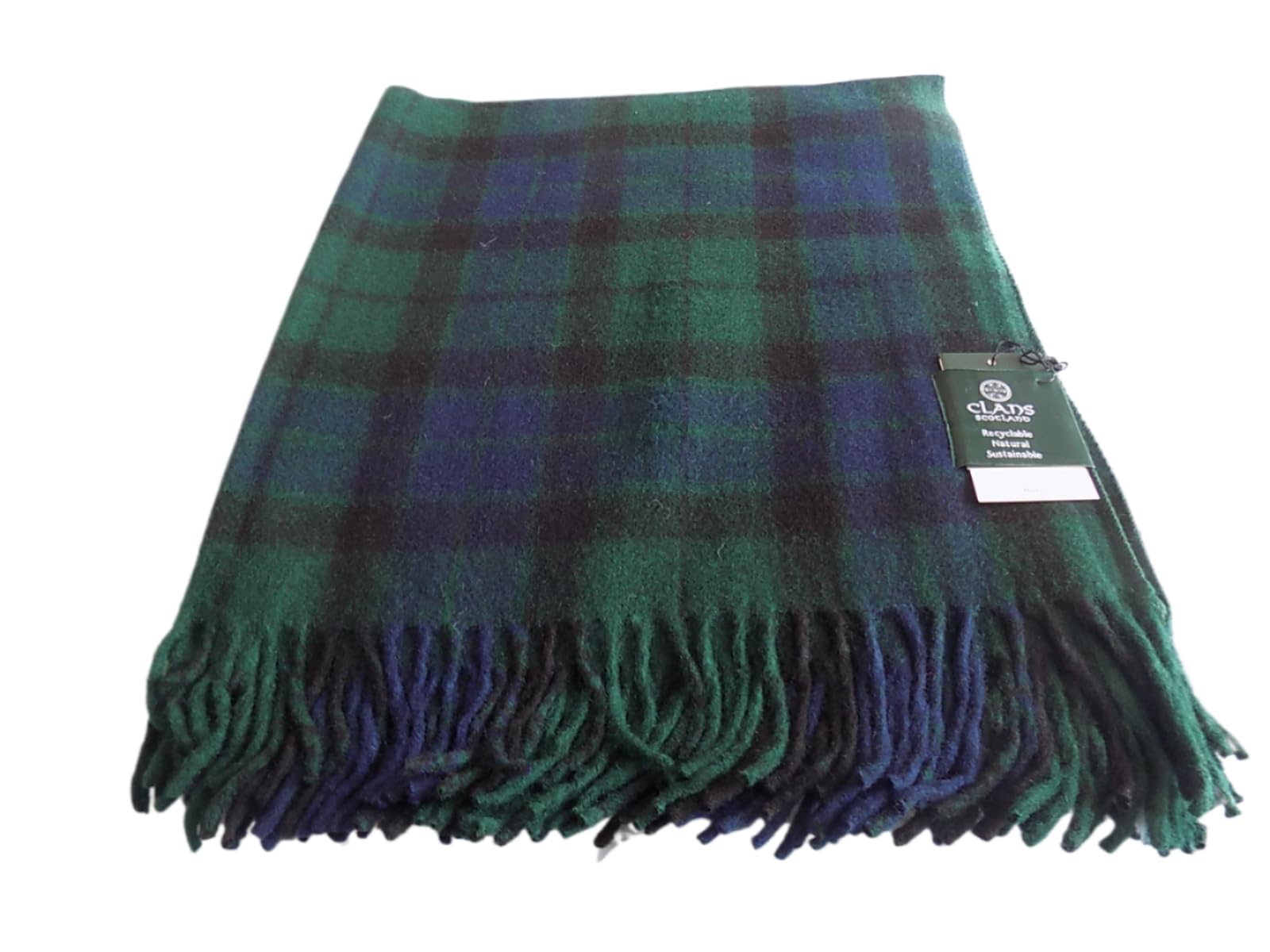 Clans Scotland Wool Blend Tartan Blanket/Throw MacKay Tartan
