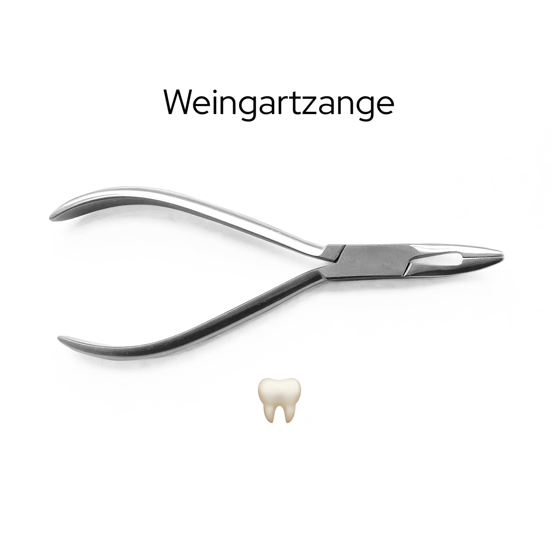 MedAT-Z 2026 Zangen - aktualisiertes Set aus Hohlkehlzange und Weingartzange zum Untertest Draht Biegen im MedAT, mit praktischem Etui zur Aufbewahrung