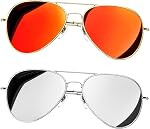 KANASTAL Sunglasses for Men Women Polarized Aviation Sunglasses with Premium Metal Frame Military Sun Glasses