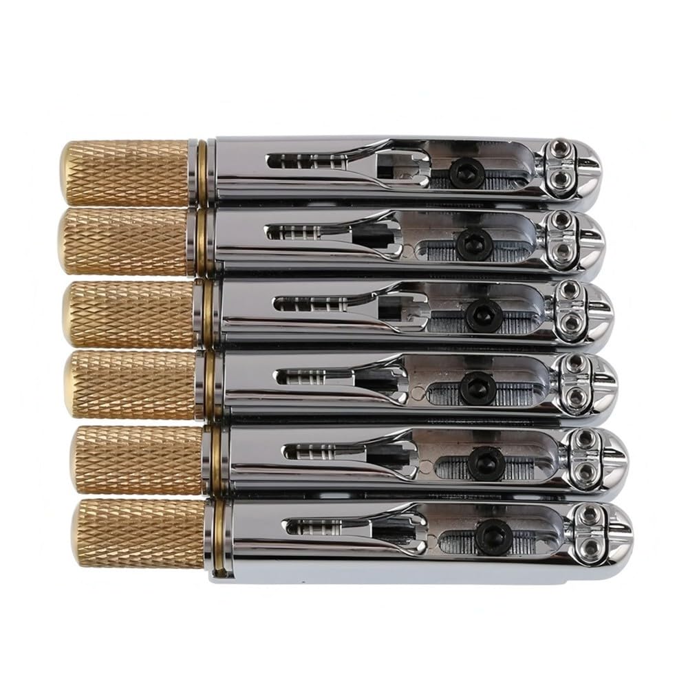 Puentes de Guitarra Sin Cabeza para Guitarra Eléctrica de 6 Cuerdas, Piezas de Guitarra.
