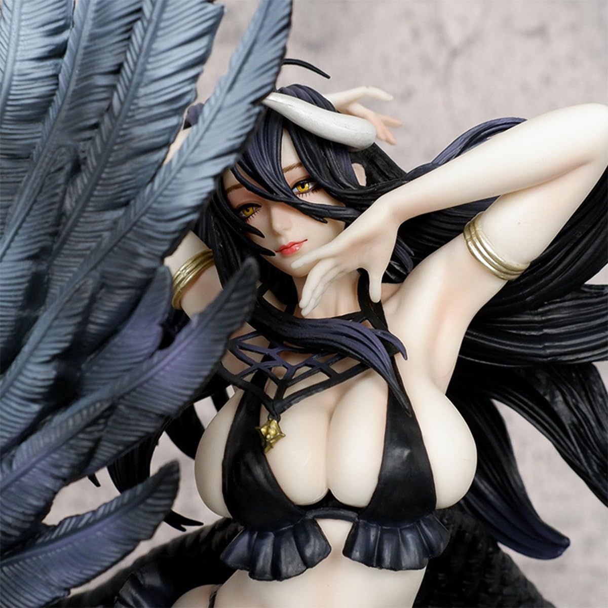 RZAHUAHU Albedo Figure 1/4 Overlord Anime Model 22.8in Girl PVC